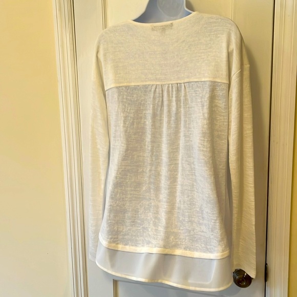 Sanctuary Tunic Pullover Women’s Large White Classic Beachy Coastal Minimalist - Picture 5 of 17